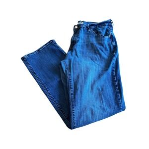 Levis 505 Straight Leg Medium Wash 5 Pocket Denim Jean Mens‎ Size 32